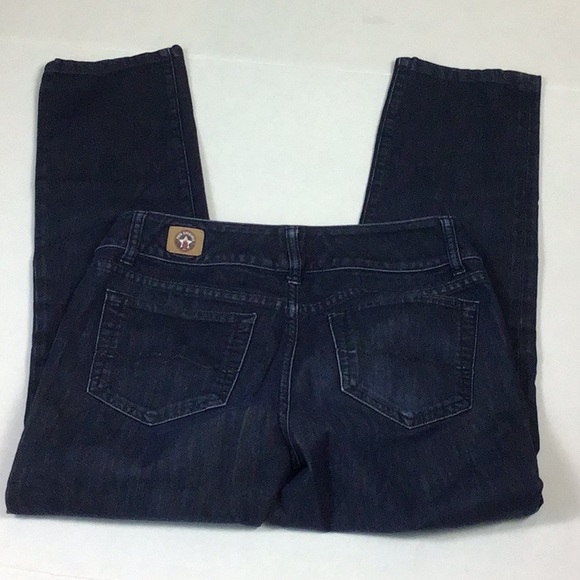 Red Engine Cinder Double Button Crop Jean Size 30 - Picture 2 of 7